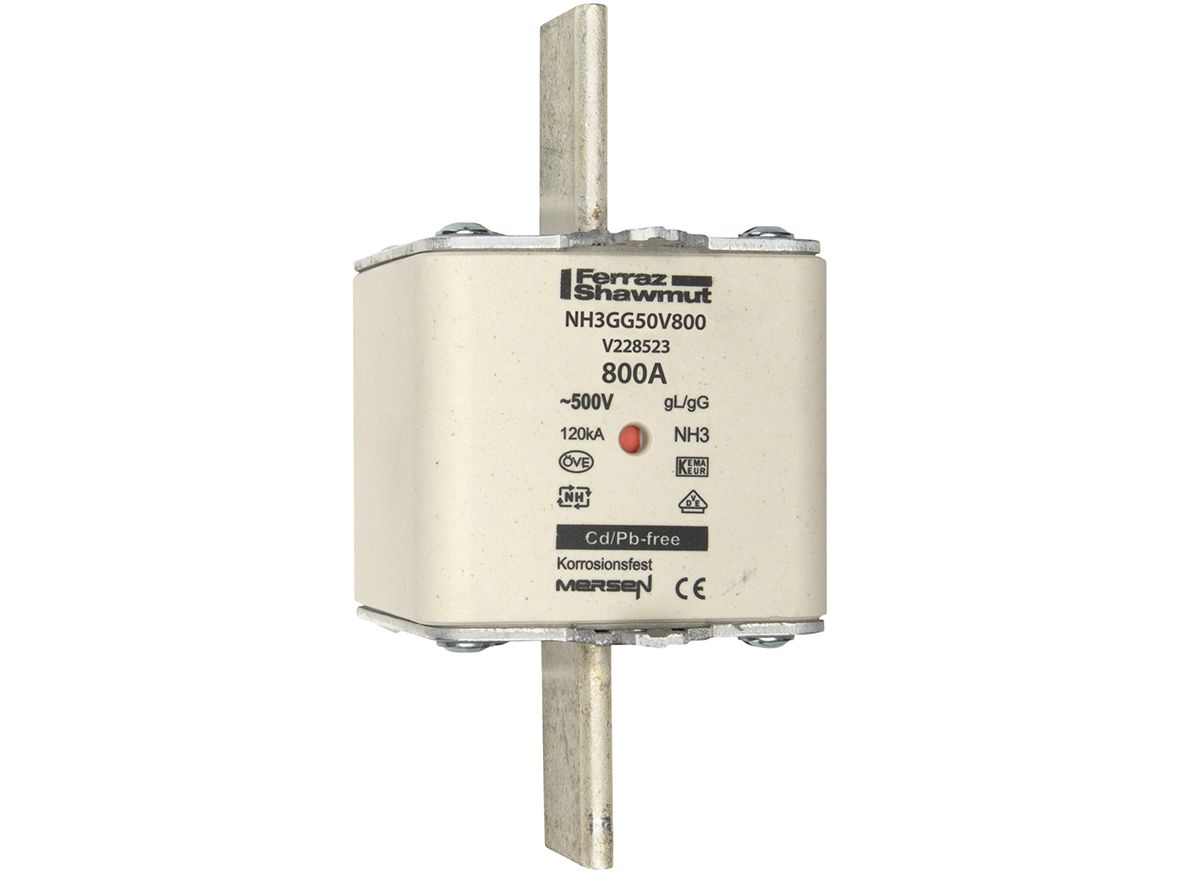 V228523 - NH fuse-link gG, 500VAC, size 3, 800A double indicator/live tags